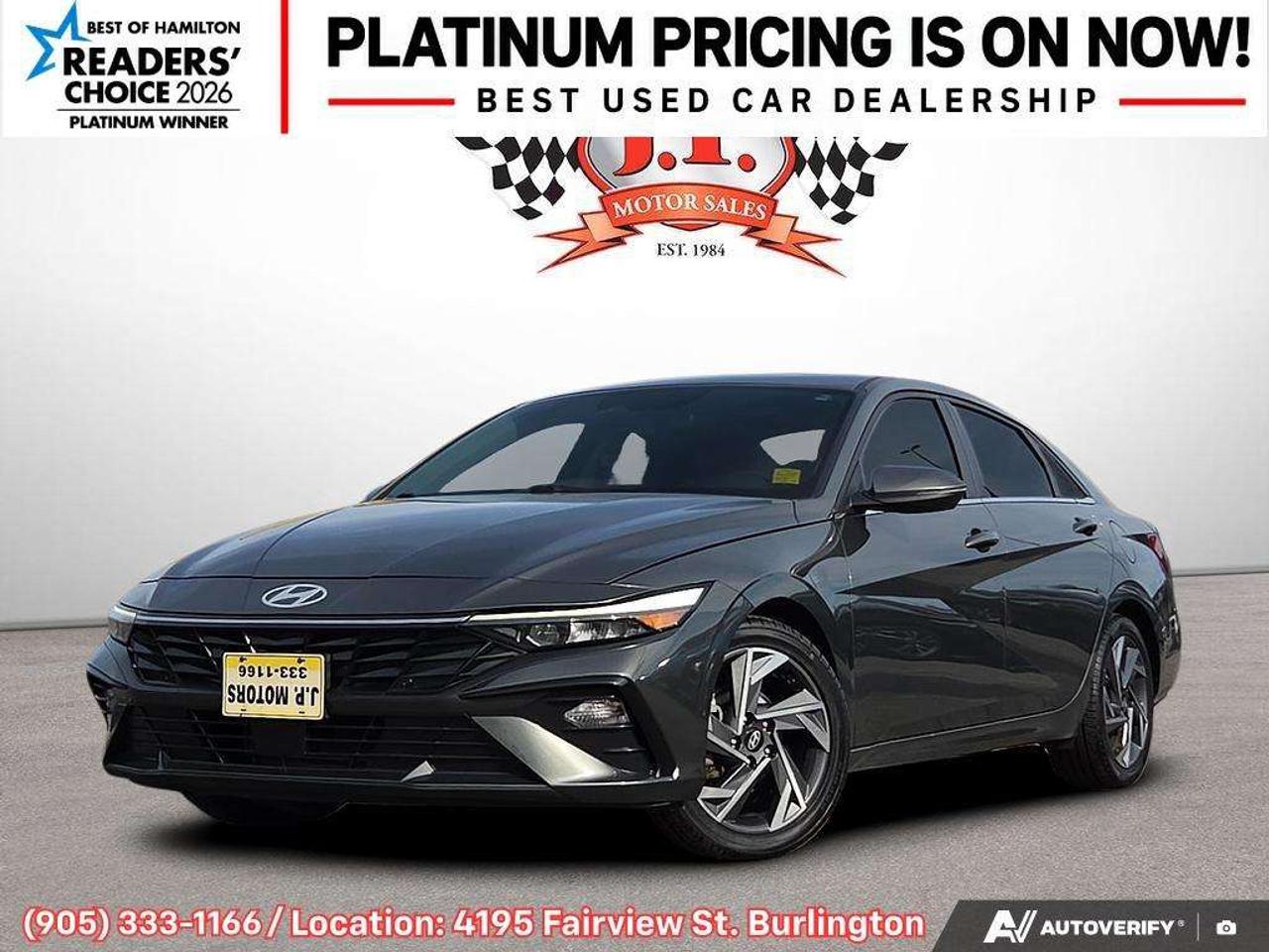 2024 Hyundai Elantra Apple CarPlay & Android Auto • Power Sunroof • Built-In Navigation System • Remote Start System • Heated Front Seats • La Photo