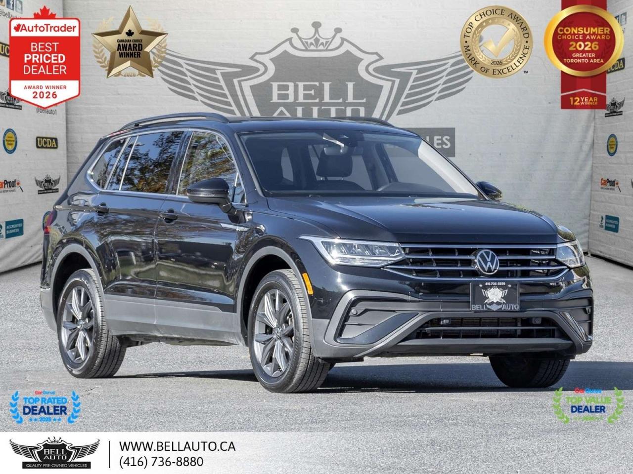 2022 Volkswagen Tiguan Comfortline   B.CAM   PANO   LTHR   WRLSCHRGR   NOACCIDENT Photo