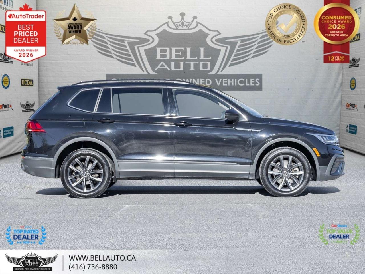 2022 Volkswagen Tiguan Comfortline   B.CAM   PANO   LTHR   WRLSCHRGR   NOACCIDENT Photo