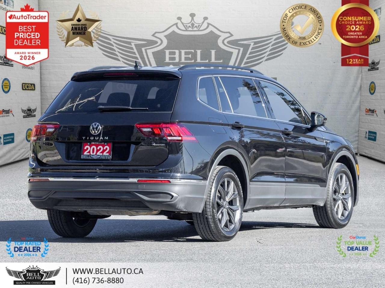 2022 Volkswagen Tiguan Comfortline   B.CAM   PANO   LTHR   WRLSCHRGR   NOACCIDENT Photo