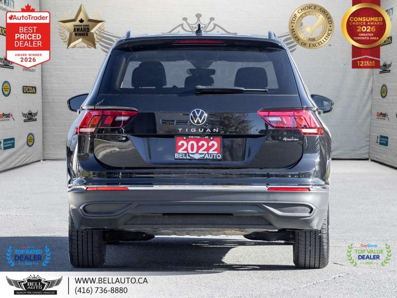 2022 Volkswagen Tiguan Comfortline   B.CAM   PANO   LTHR   WRLSCHRGR   NOACCIDENT Photo