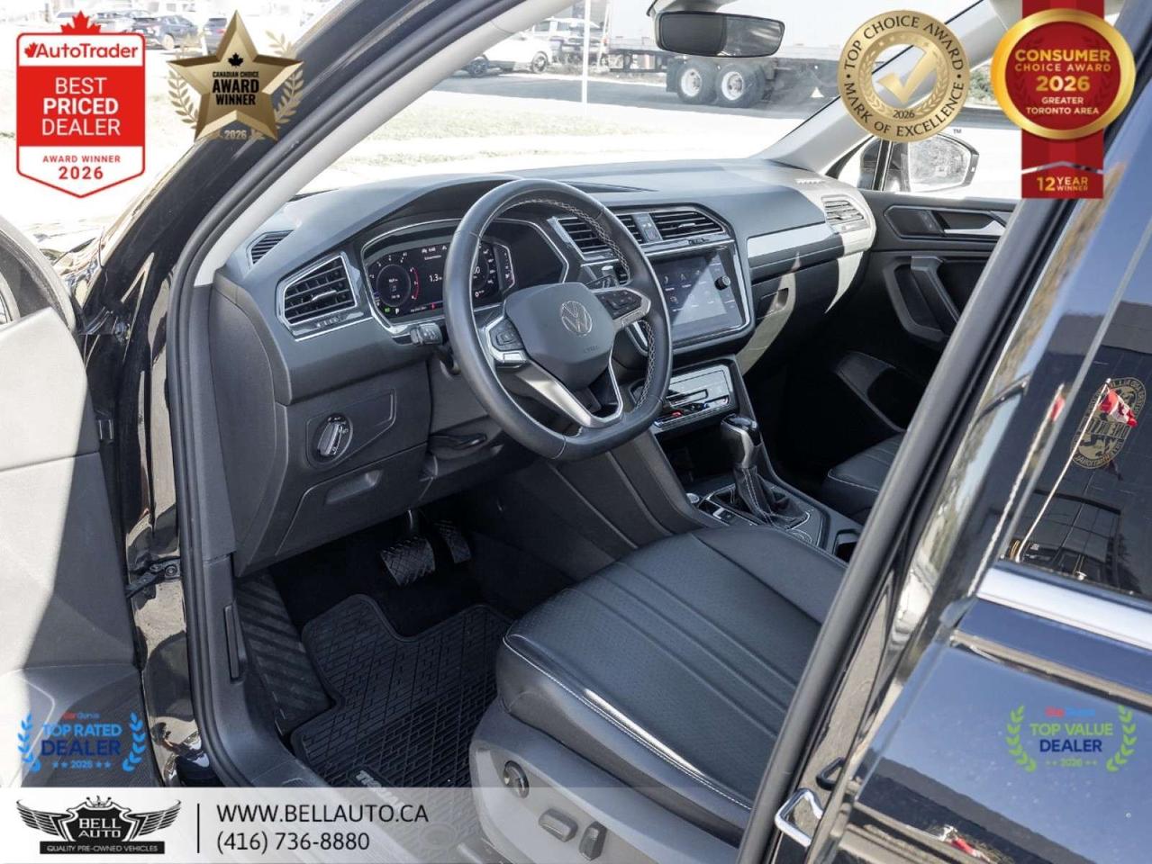 2022 Volkswagen Tiguan Comfortline   B.CAM   PANO   LTHR   WRLSCHRGR   NOACCIDENT Photo