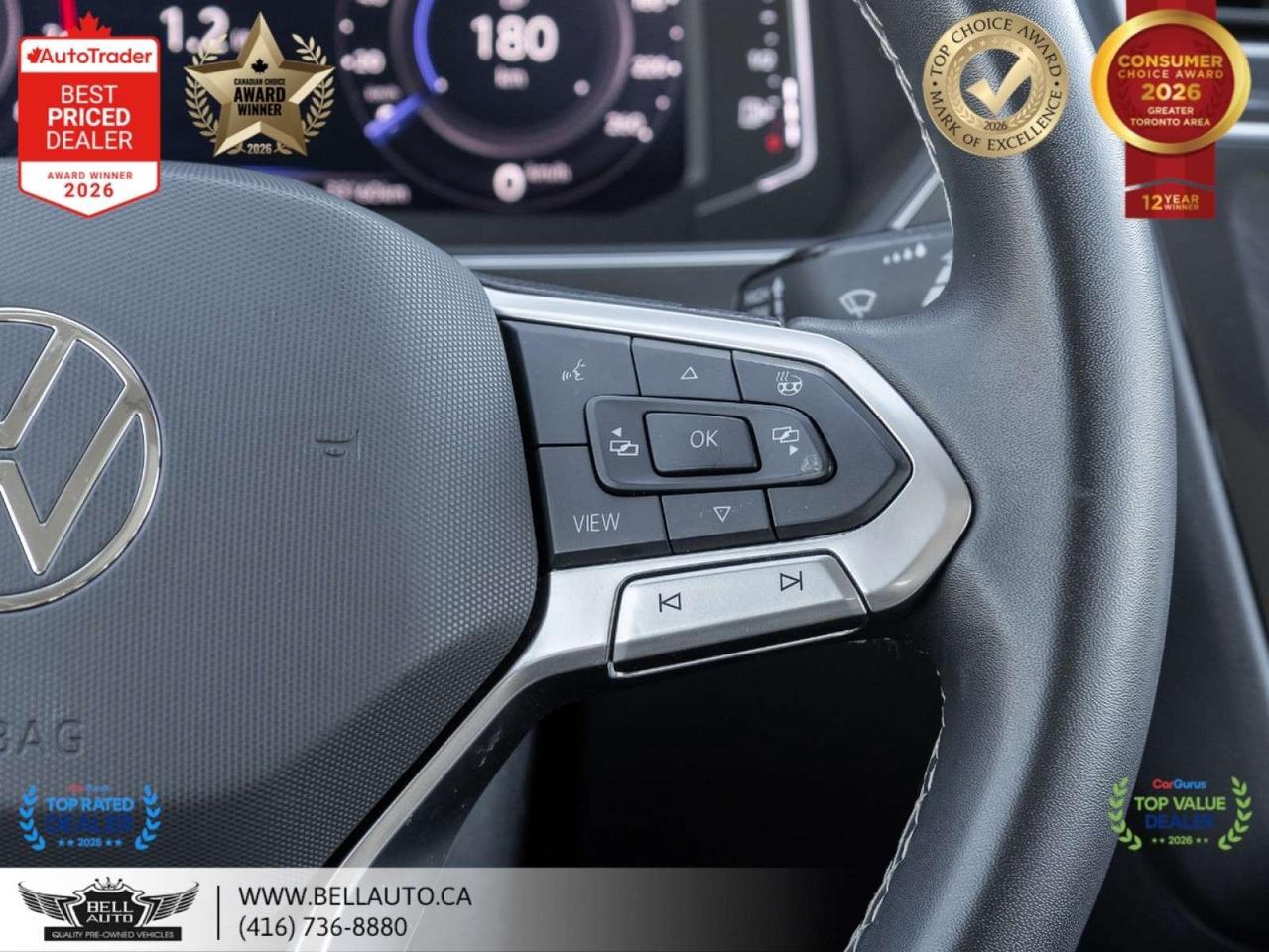 2022 Volkswagen Tiguan Comfortline   B.CAM   PANO   LTHR   WRLSCHRGR   NOACCIDENT Photo