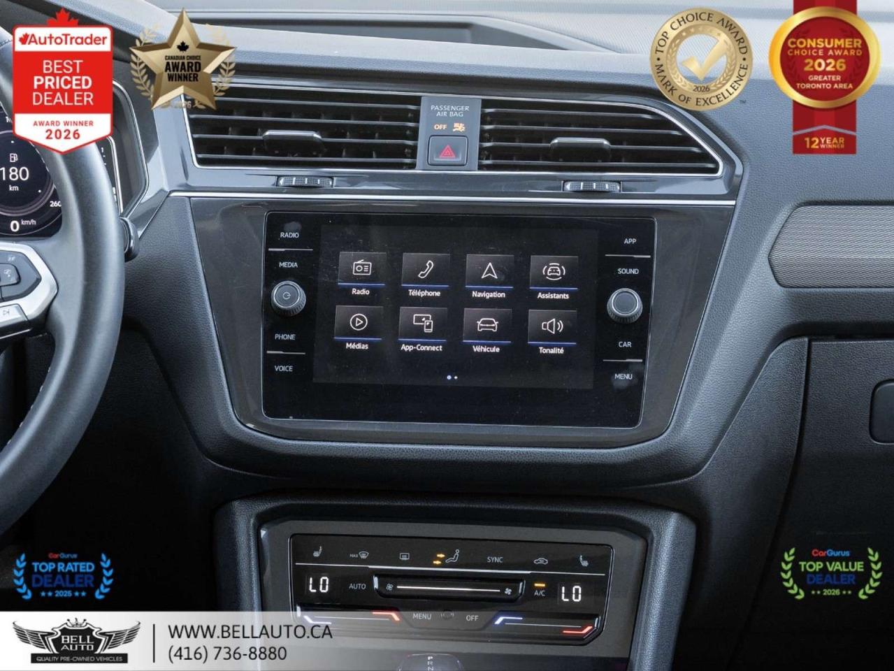 2022 Volkswagen Tiguan Comfortline   B.CAM   PANO   LTHR   WRLSCHRGR   NOACCIDENT Photo