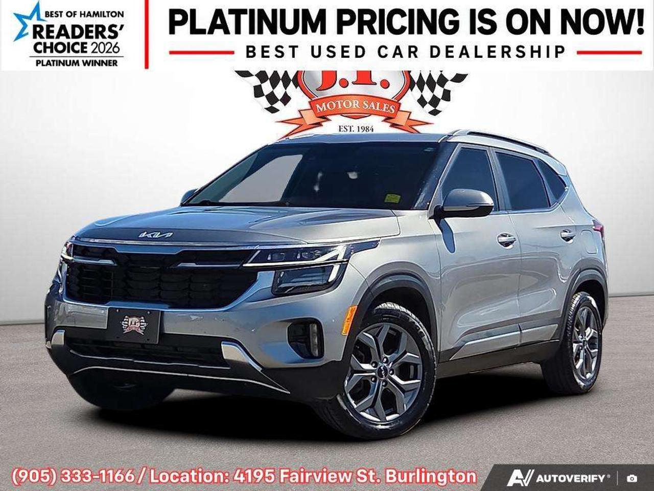 2024 Kia Seltos EX Apple CarPlay & Android Auto • Power Sunroof • Remote Start System • Heated Front Seats • Lane Assist Photo0