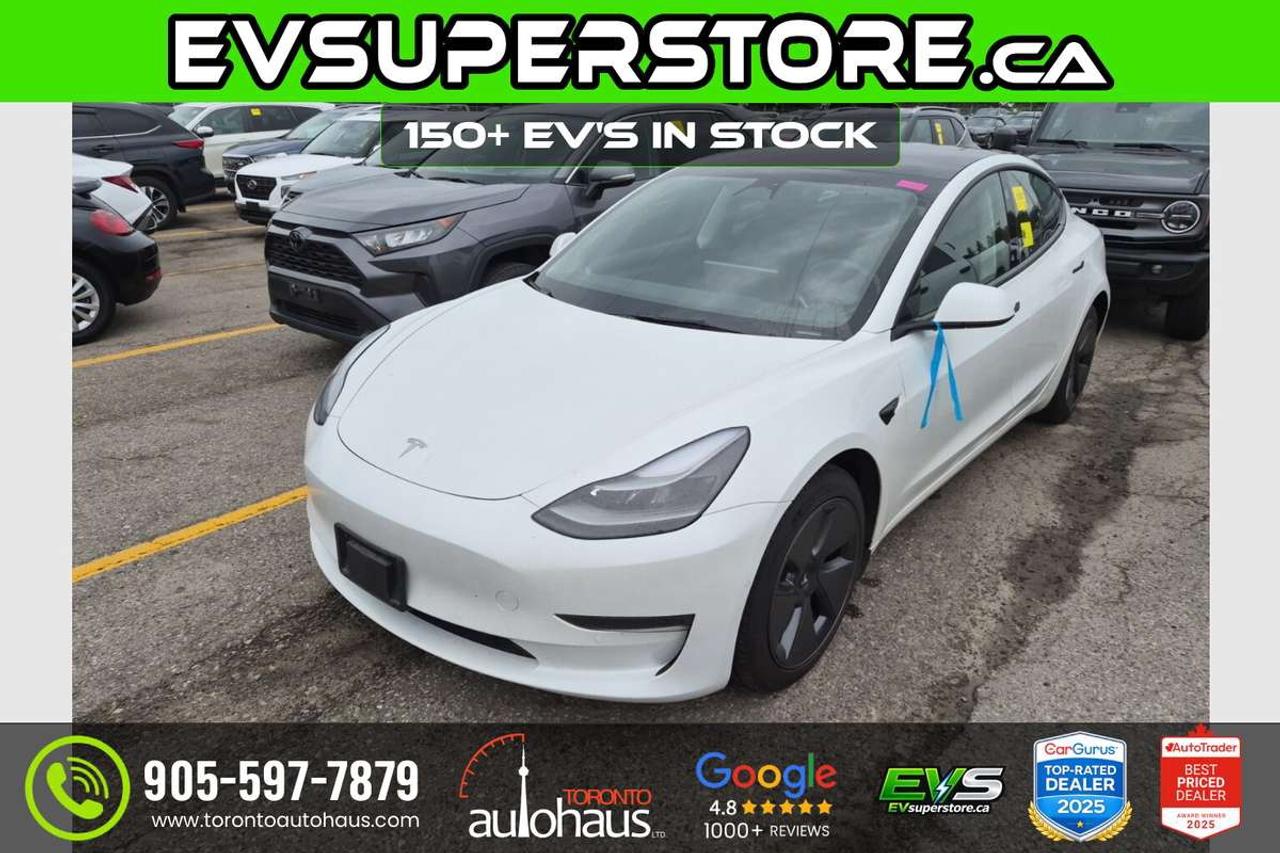2022 Tesla Model 3 150+ EV's at EVSUPERSTORE.ca Photo0
