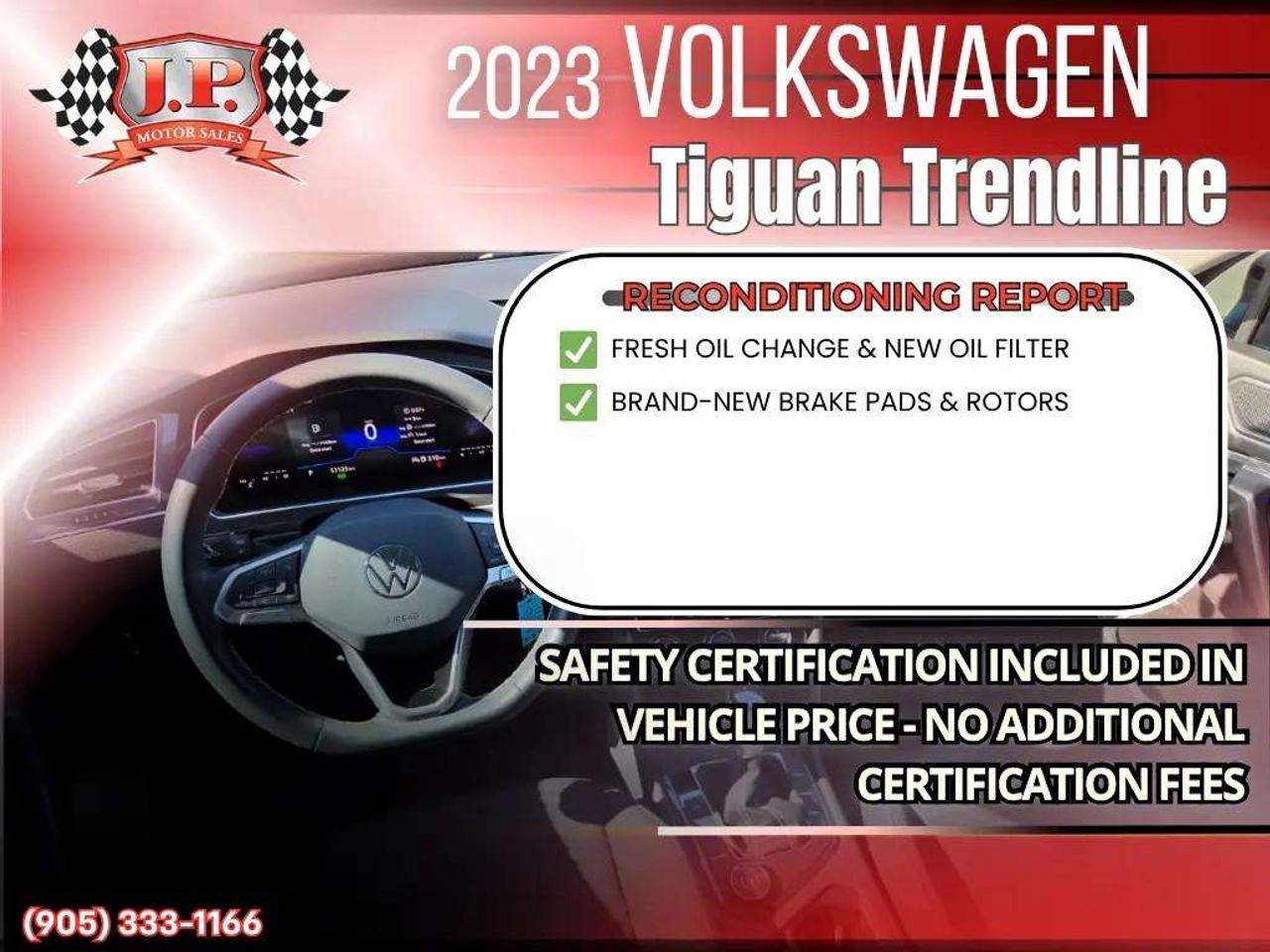2023 Volkswagen Tiguan Trendline Apple CarPlay & Android Auto • Heated Front Seats • Keyless Entry • Alloy Wheels Photo