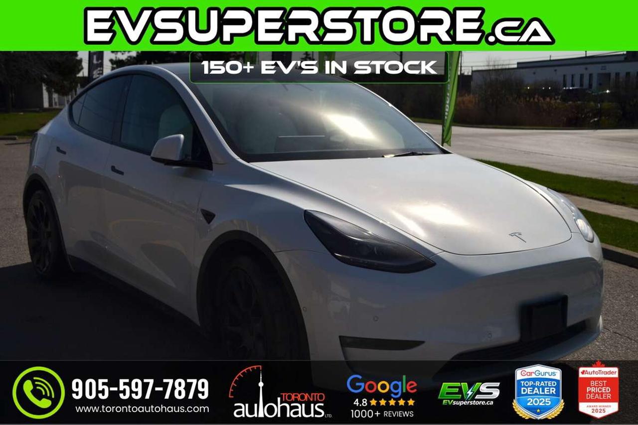 2022 Tesla Model Y PERFORMANCE I WHITE INT I  AT EVSUPERSTORE.CA Photo