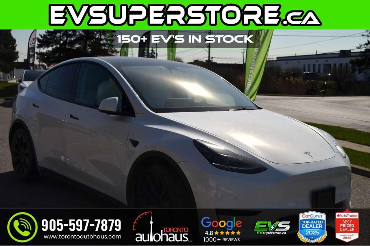 2022 Tesla Model Y PERFORMANCE I WHITE INT I  AT EVSUPERSTORE.CA Photo
