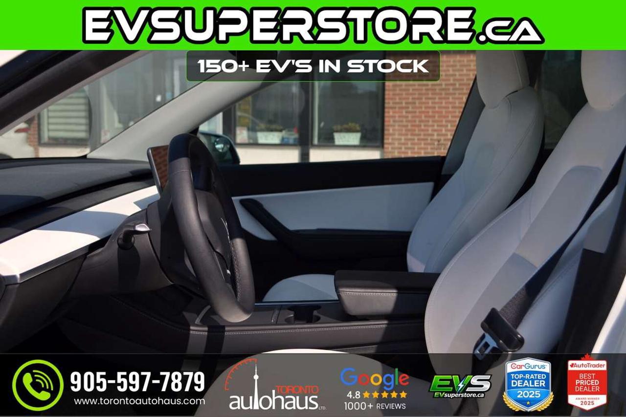 2022 Tesla Model Y PERFORMANCE I WHITE INT I  AT EVSUPERSTORE.CA Photo