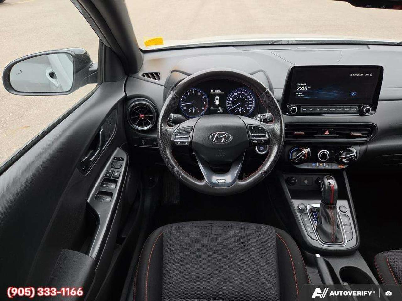 2023 Hyundai KONA 1.6T N Line Apple CarPlay & Android Auto • Built-In Navigation System • Remote Start System • Heated Front Seats • Lane A Photo
