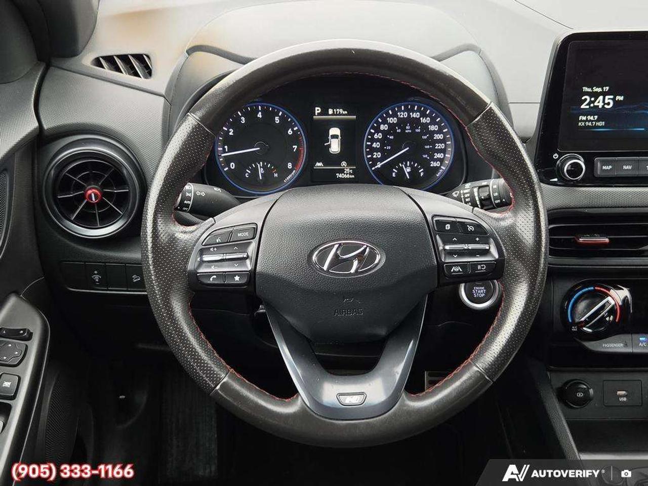 2023 Hyundai KONA 1.6T N Line Apple CarPlay & Android Auto • Built-In Navigation System • Remote Start System • Heated Front Seats • Lane A Photo
