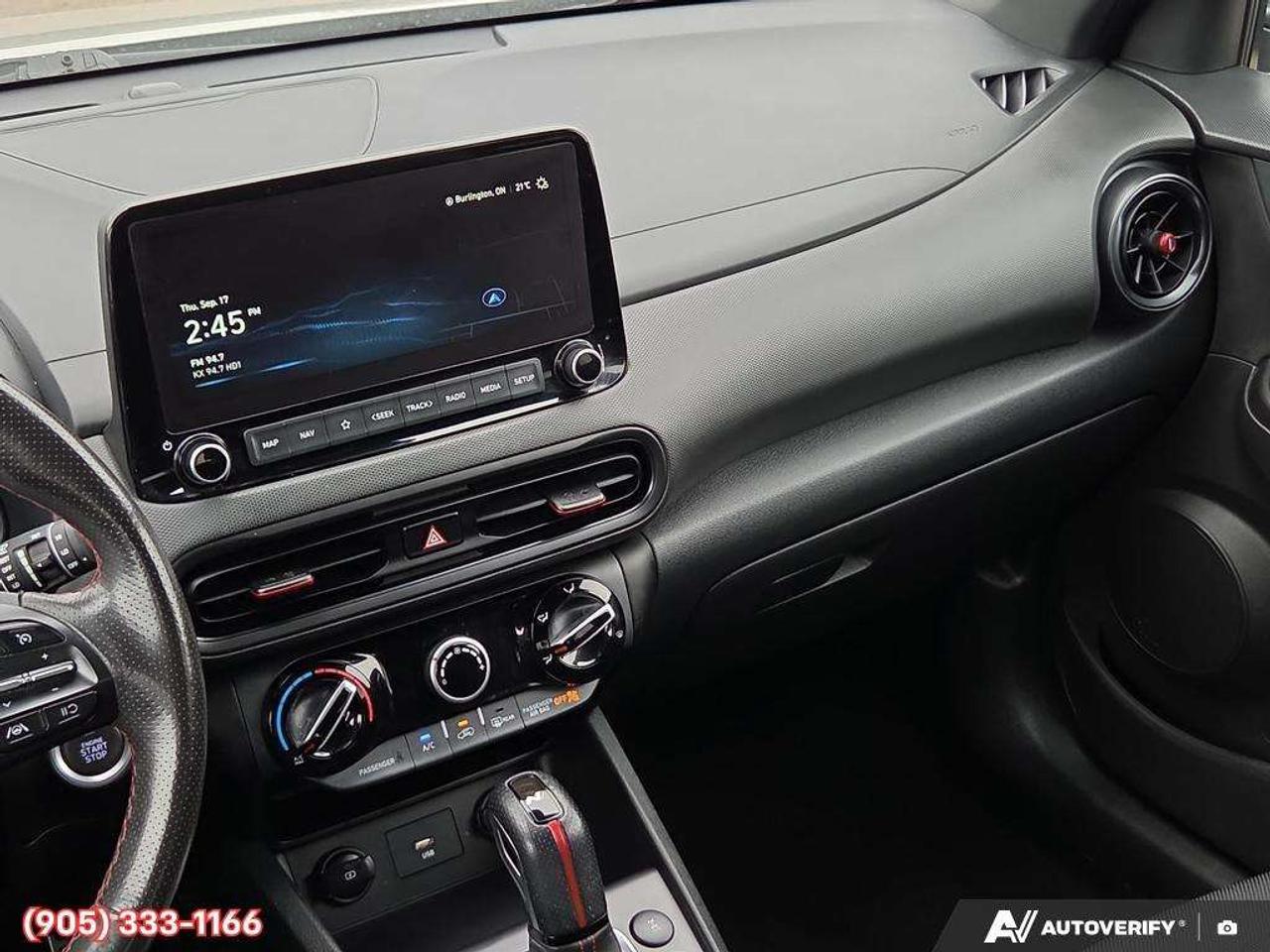 2023 Hyundai KONA 1.6T N Line Apple CarPlay & Android Auto • Built-In Navigation System • Remote Start System • Heated Front Seats • Lane A Photo