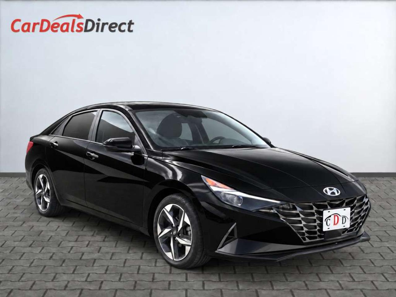 2023 Hyundai Elantra LUXURY HYBRID / NAVI / LEATHER / SUNROOF / VENTILATED SEATS / HEATED WHEEL / ADAPTIVE CRUISE Photo