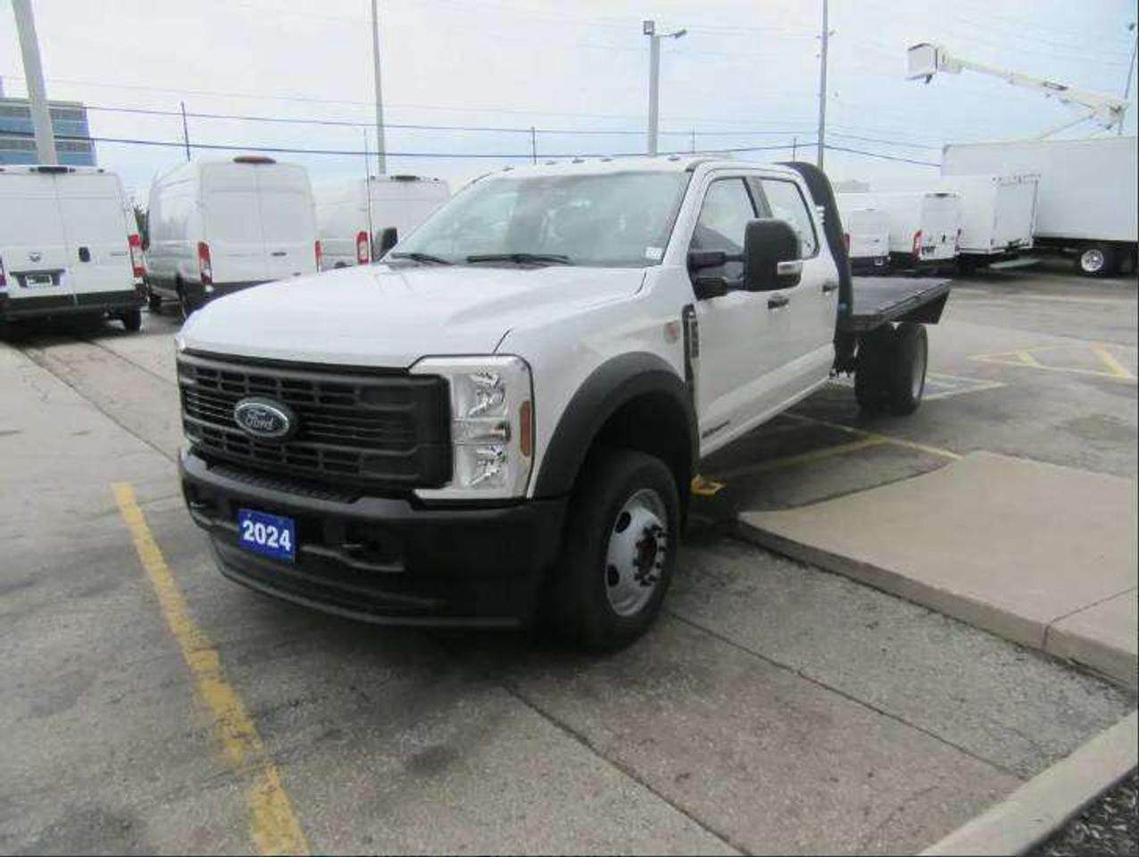 2024 Ford F-550 CREW CAB 4X4 DIESEL 12FT FLAT DECK GOOSENECK BALL Photo