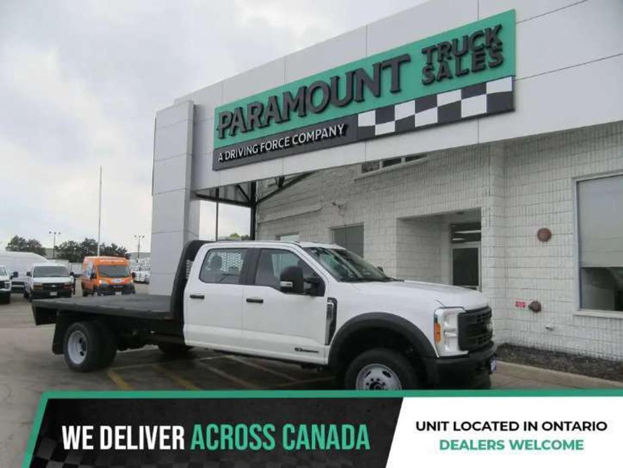 2024 Ford F-550 CREW CAB 4X4 DIESEL 12FT FLAT DECK GOOSENECK BALL Photo