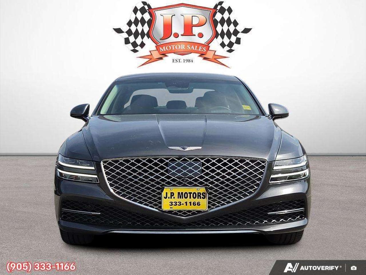2021 Genesis G80 2.5T Advanced Leather Seating Surfaces • Ventilated & Heated Front Seats • 21-Speaker Lexicon Premium Sound • Panoramic S Photo