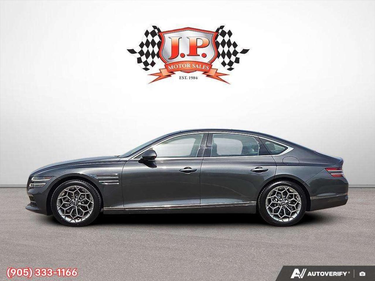 2021 Genesis G80 2.5T Advanced Leather Seating Surfaces • Ventilated & Heated Front Seats • 21-Speaker Lexicon Premium Sound • Panoramic S Photo