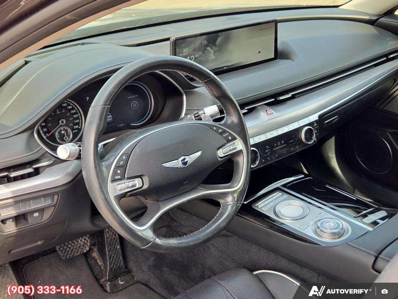 2021 Genesis G80 2.5T Advanced Leather Seating Surfaces • Ventilated & Heated Front Seats • 21-Speaker Lexicon Premium Sound • Panoramic S Photo