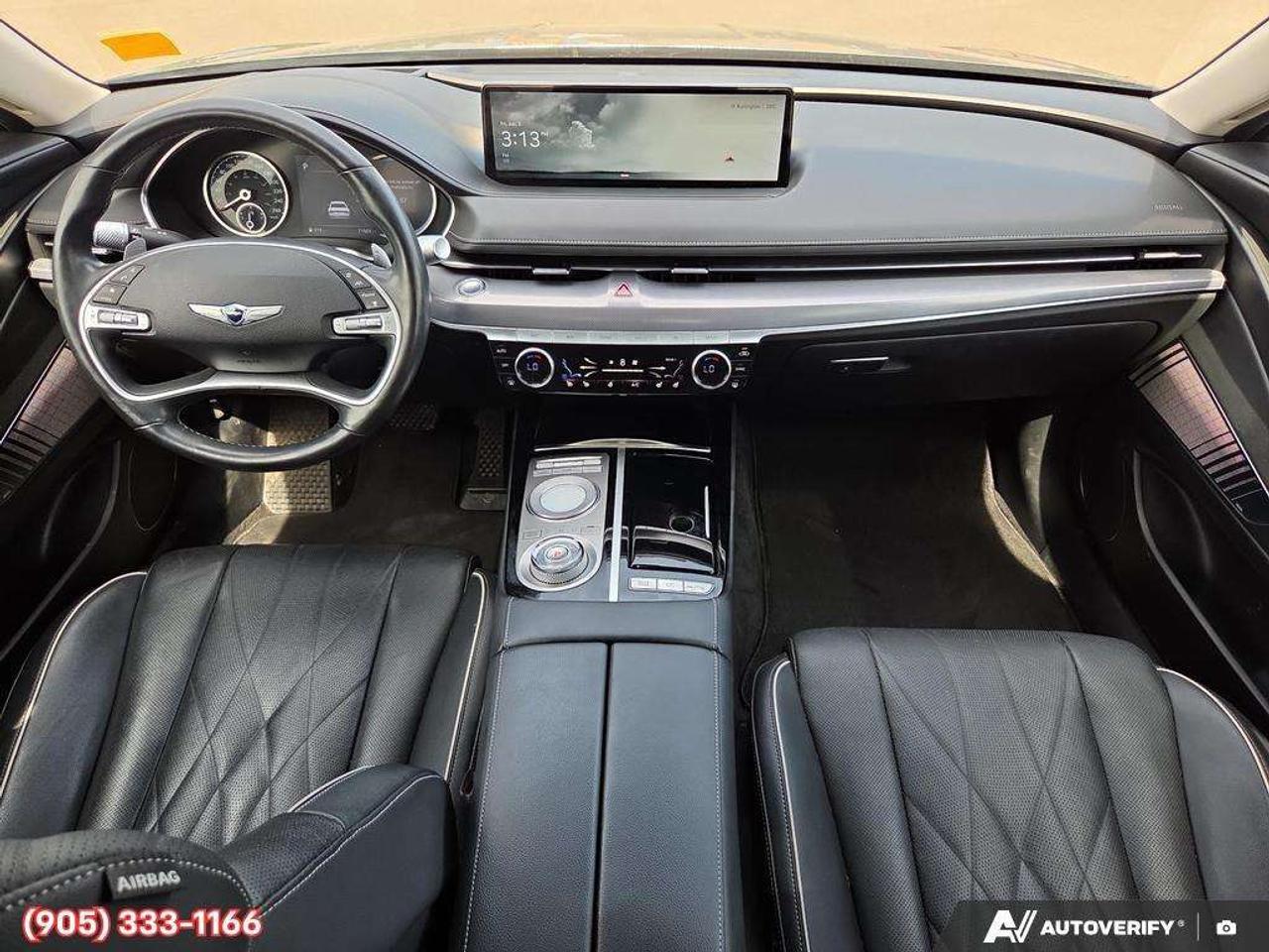 2021 Genesis G80 2.5T Advanced Leather Seating Surfaces • Ventilated & Heated Front Seats • 21-Speaker Lexicon Premium Sound • Panoramic S Photo