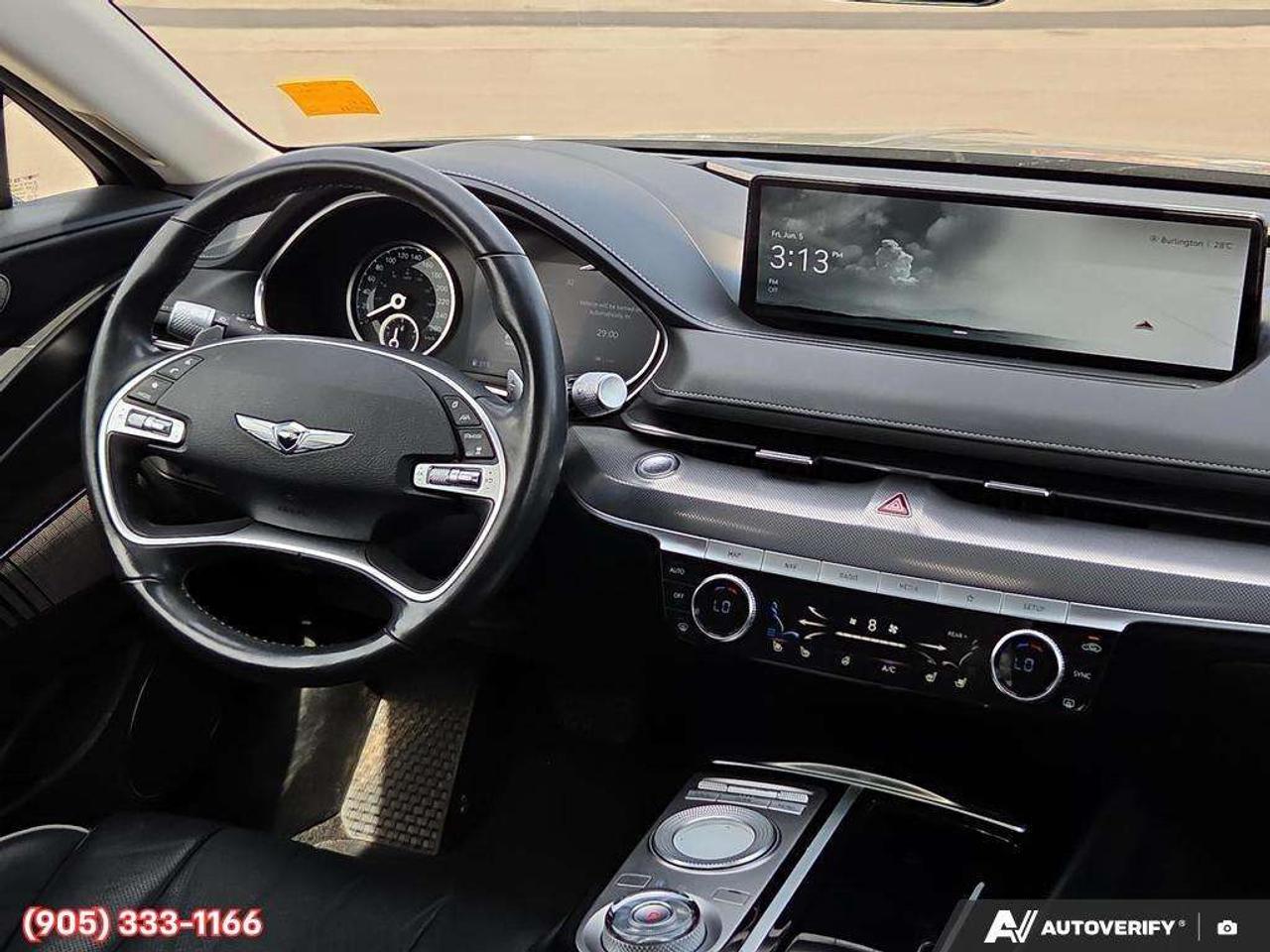 2021 Genesis G80 2.5T Advanced Leather Seating Surfaces • Ventilated & Heated Front Seats • 21-Speaker Lexicon Premium Sound • Panoramic S Photo