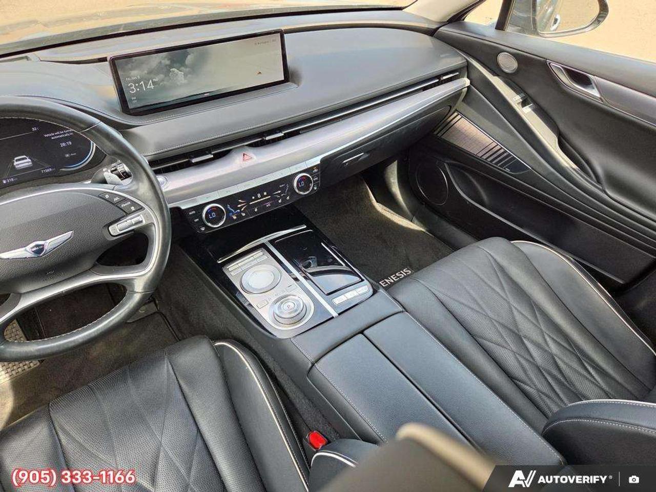 2021 Genesis G80 2.5T Advanced Leather Seating Surfaces • Ventilated & Heated Front Seats • 21-Speaker Lexicon Premium Sound • Panoramic S Photo