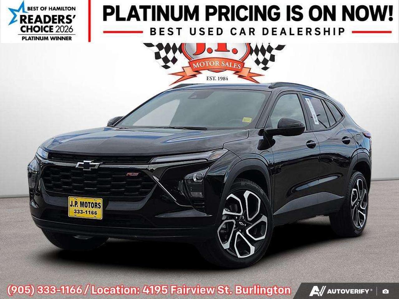 2025 Chevrolet Trax 2RS Apple CarPlay & Android Auto • Built-In Wi-Fi Hotspot • Remote Start System • Heated Front Seats • Power Driver Seat Photo