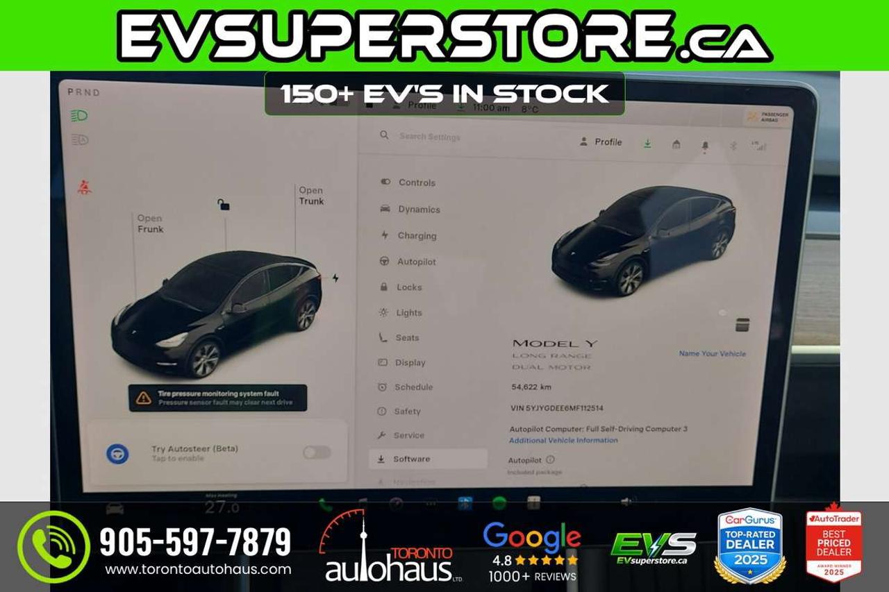 2021 Tesla Model Y LR AWD I OVER 100 TESLAS EVSUPERSTORE.CA Photo