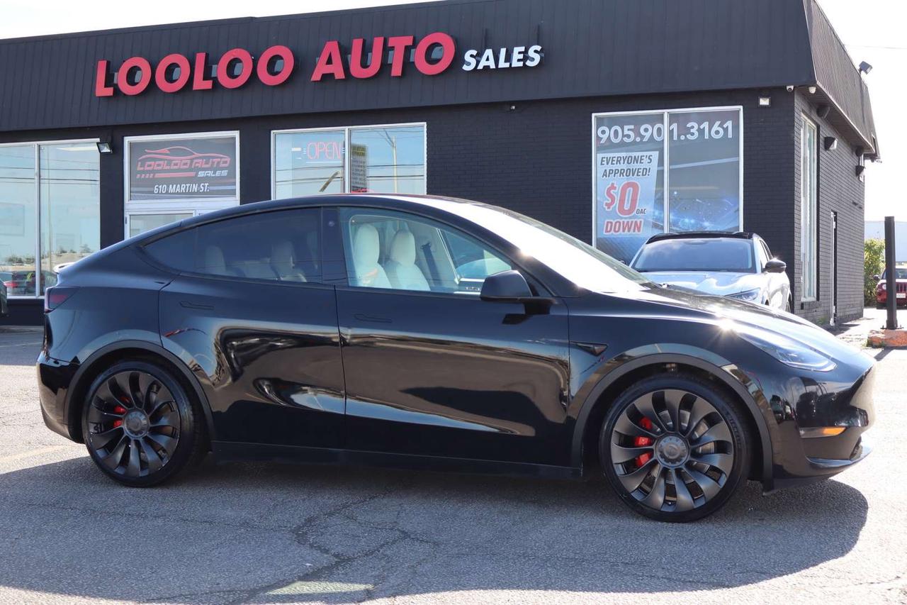 2022 Tesla Model Y Performance   Dual Motor   AWD   White Interior   No Accident Photo0