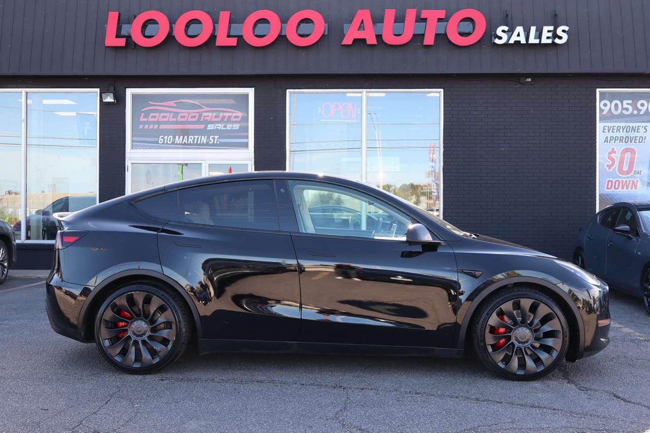 2022 Tesla Model Y Performance   Dual Motor   AWD   White Interior   No Accident Photo