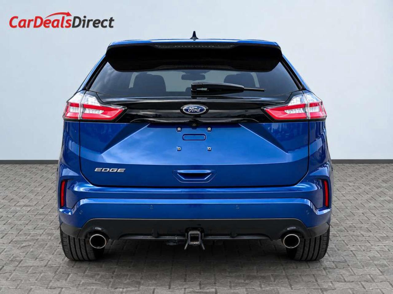 2020 Ford Edge ST-Line AWD   2.0L Turbocharged Ecoboost  Atlas Blue Metallic on Black Leatherette   Front Heated Seats and Steering  8-i Photo