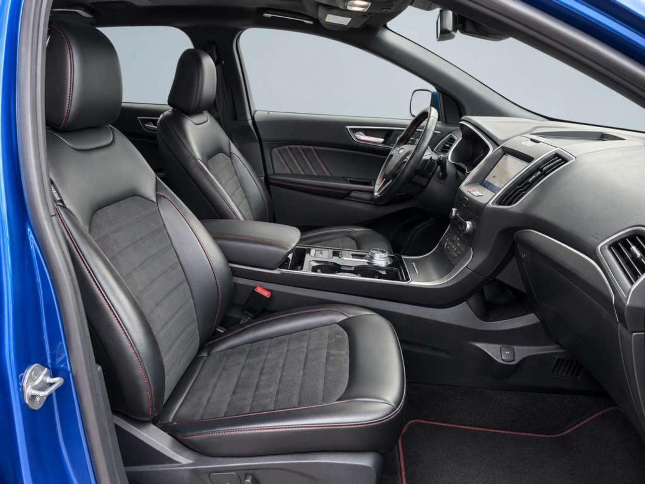2020 Ford Edge ST-Line AWD   2.0L Turbocharged Ecoboost  Atlas Blue Metallic on Black Leatherette   Front Heated Seats and Steering  8-i Photo
