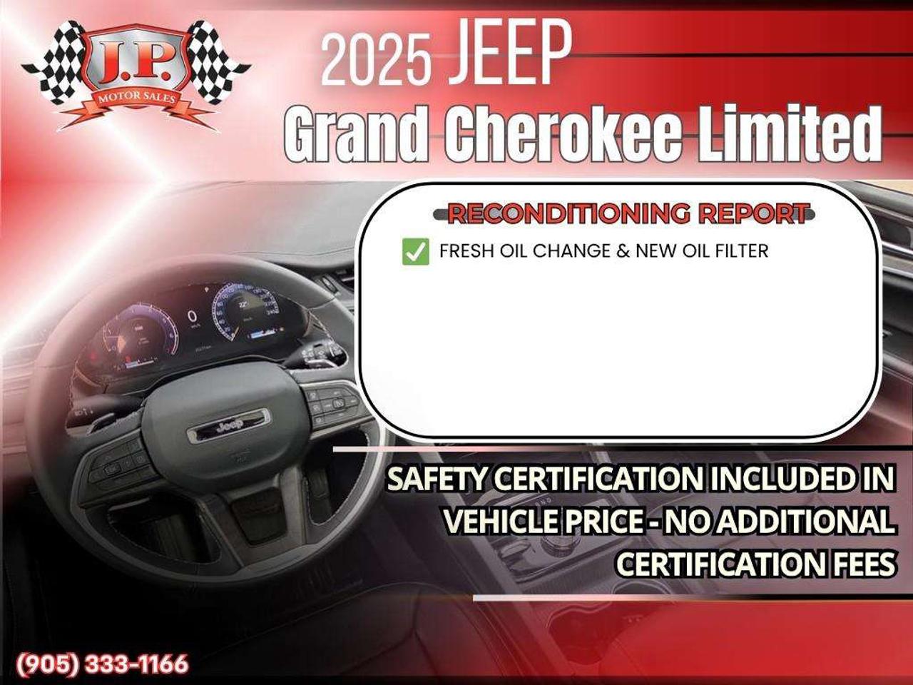 2025 Jeep Grand Cherokee Limited Apple CarPlay & Android Auto • Built-In Navigation System • Built-In Wi-Fi Hotspot • Remote Start System • Heated Photo