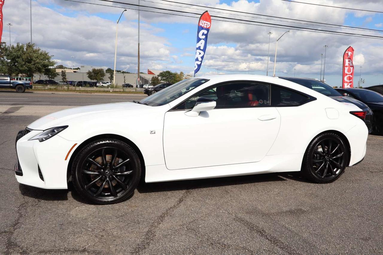 2020 Lexus RC 300 AWD F-Sport Red Interior Photo3