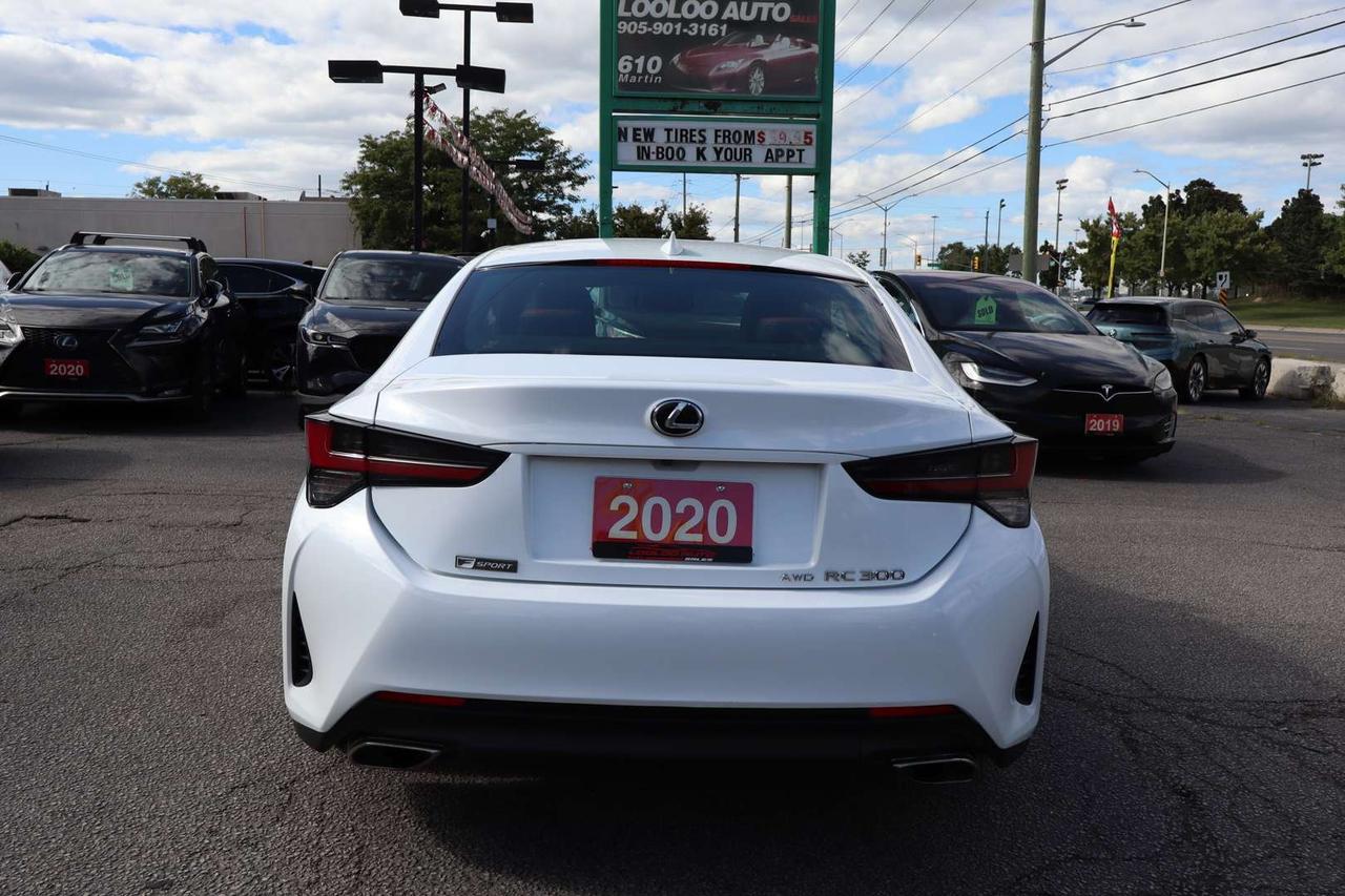 2020 Lexus RC 300 AWD F-Sport Red Interior Photo