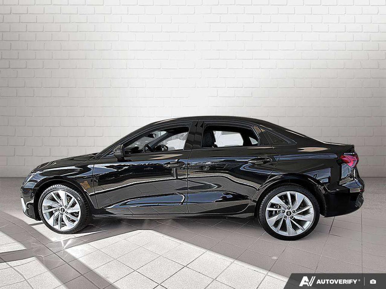 2023 Audi A3 SEDAN, 2.0L 4-CYL, AWD, ALLOYS, LEATHER, CERTIFIED PREOWNED! Photo