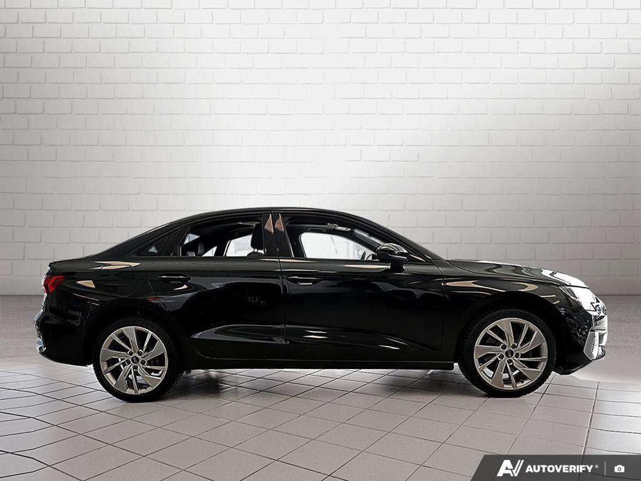 2023 Audi A3 SEDAN, 2.0L 4-CYL, AWD, ALLOYS, LEATHER, CERTIFIED PREOWNED! Photo