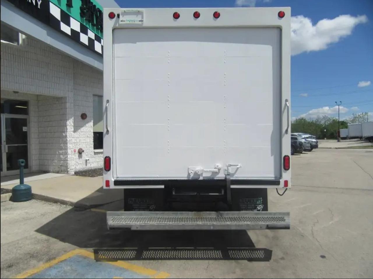 2025 Ford E-450 GAS 16FT HIGH BOX CUBE VAN WITH ROLL OUT RAMP Photo