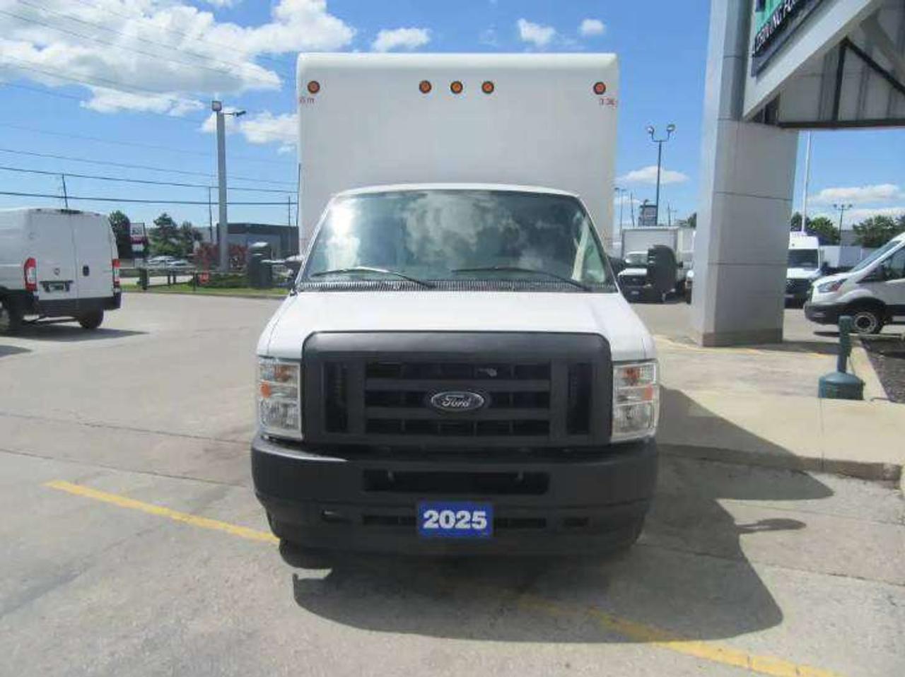 2025 Ford E-450 GAS 16FT HIGH BOX CUBE VAN WITH ROLL OUT RAMP Photo