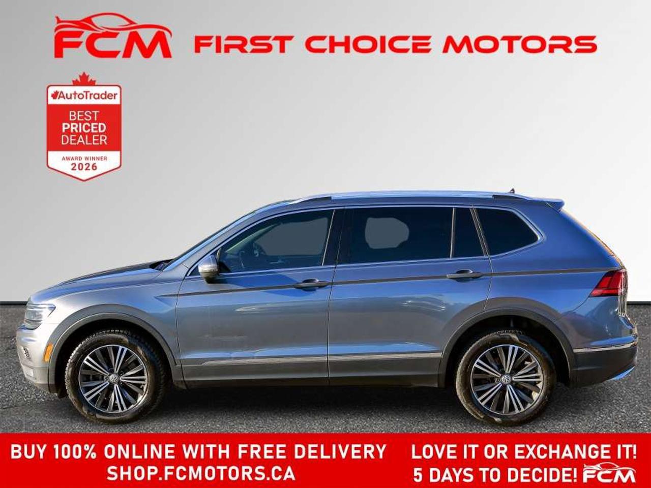 2018 Volkswagen Tiguan HIGHLINE 4MOTION   FULLY CERTIFIED WITH WARRANTY Photo