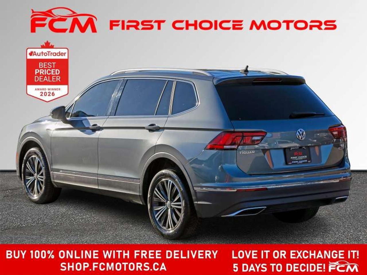2018 Volkswagen Tiguan HIGHLINE 4MOTION   FULLY CERTIFIED WITH WARRANTY Photo