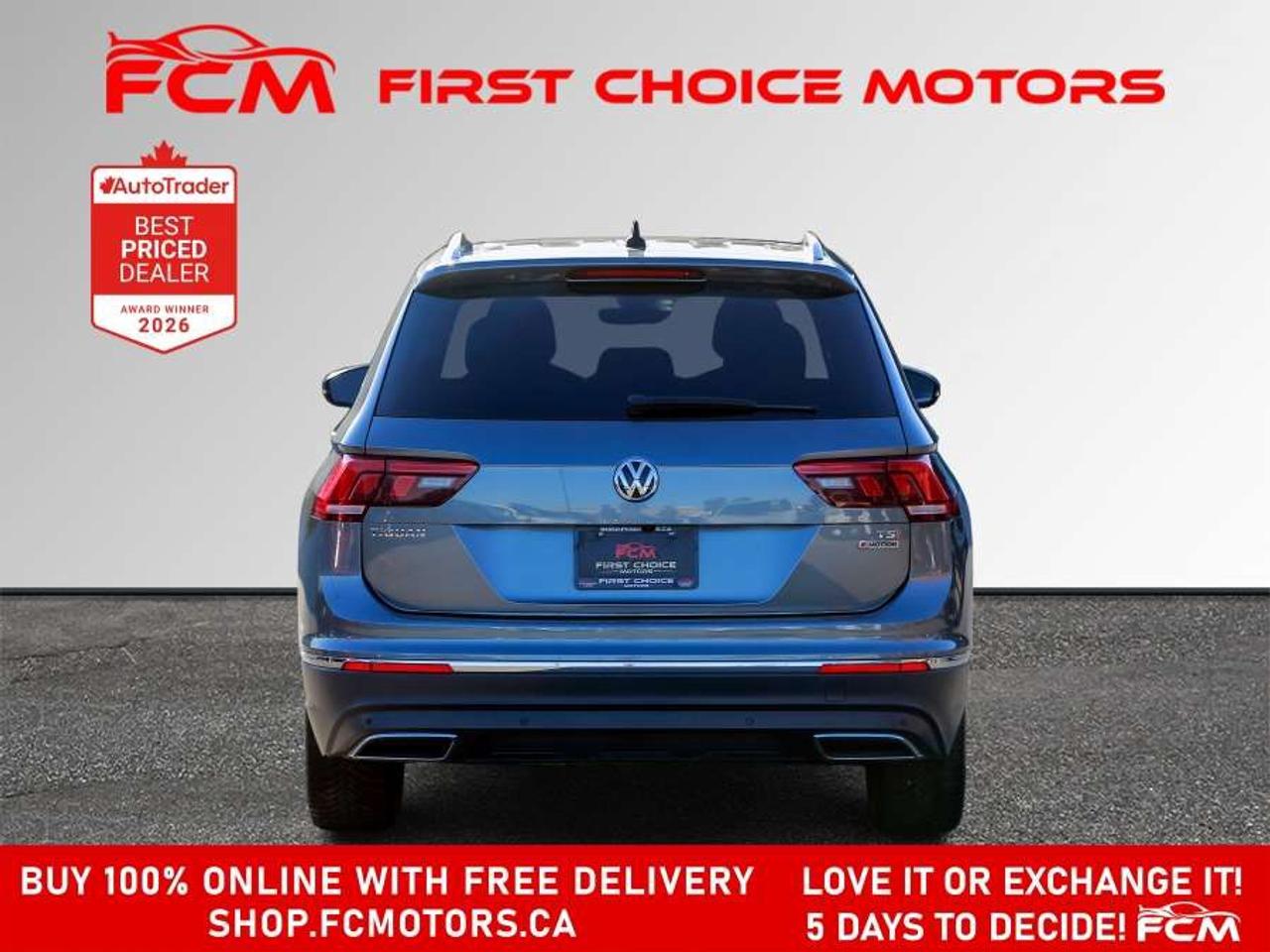 2018 Volkswagen Tiguan HIGHLINE 4MOTION   FULLY CERTIFIED WITH WARRANTY Photo