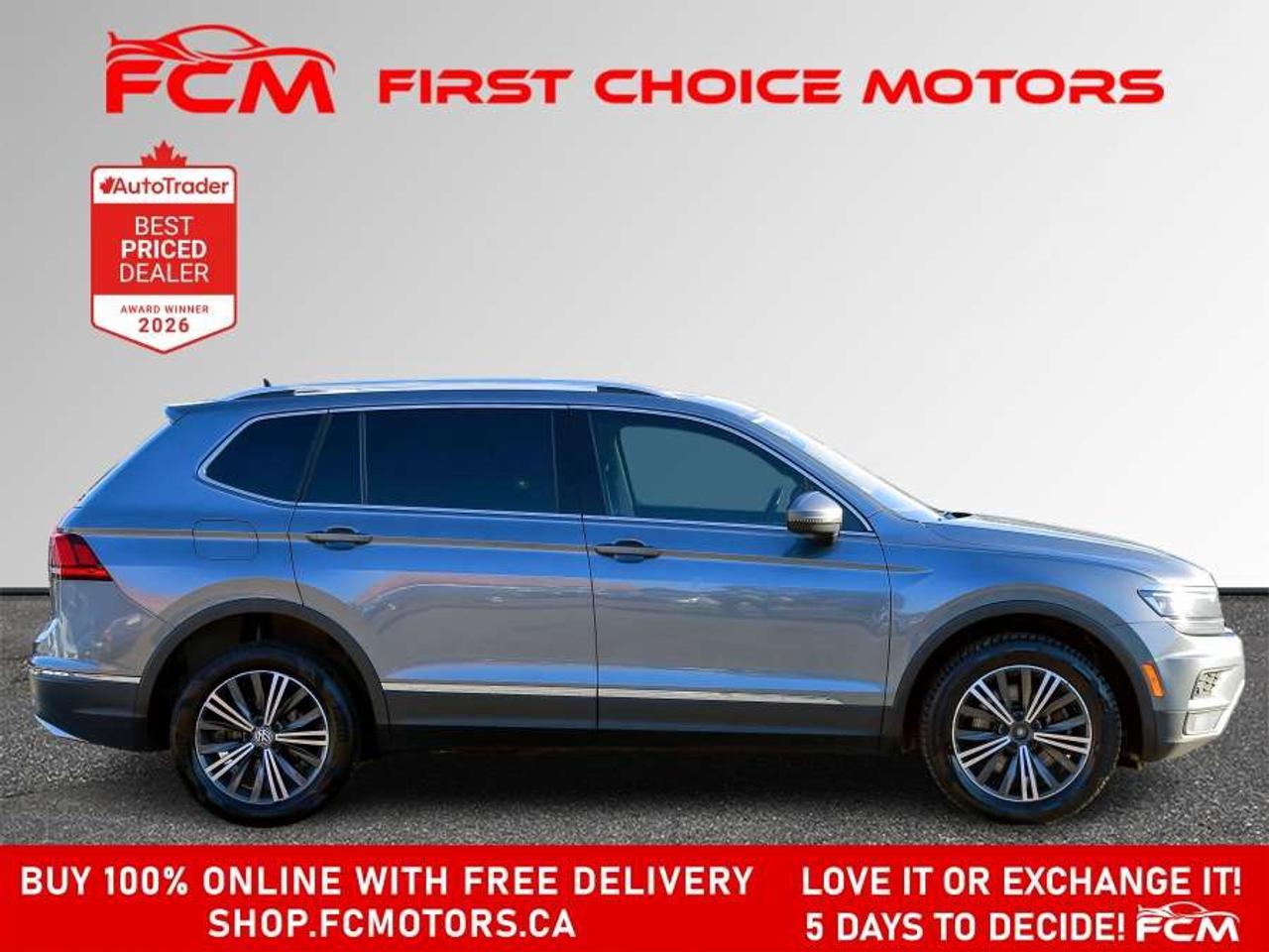 2018 Volkswagen Tiguan HIGHLINE 4MOTION   FULLY CERTIFIED WITH WARRANTY Photo
