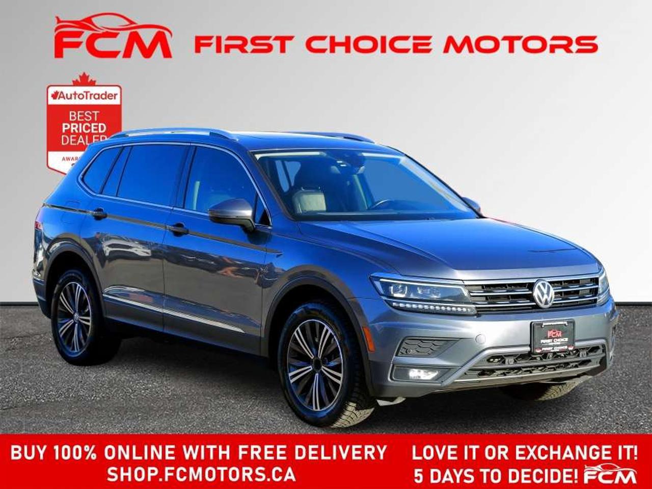 2018 Volkswagen Tiguan HIGHLINE 4MOTION   FULLY CERTIFIED WITH WARRANTY Photo
