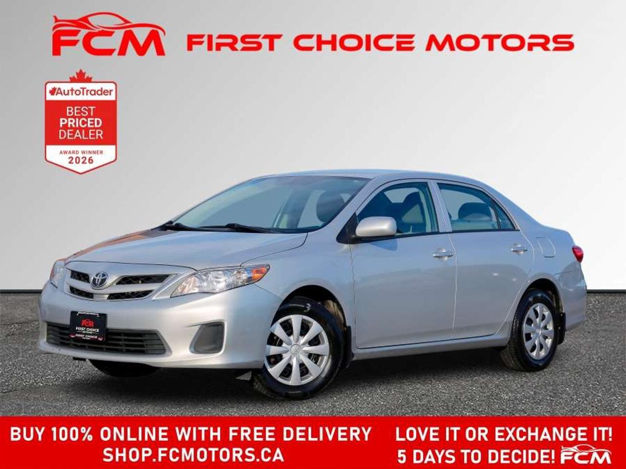 2013 Toyota Corolla CE   FULLY CERTIFIED WITH WARRANTY Photo0
