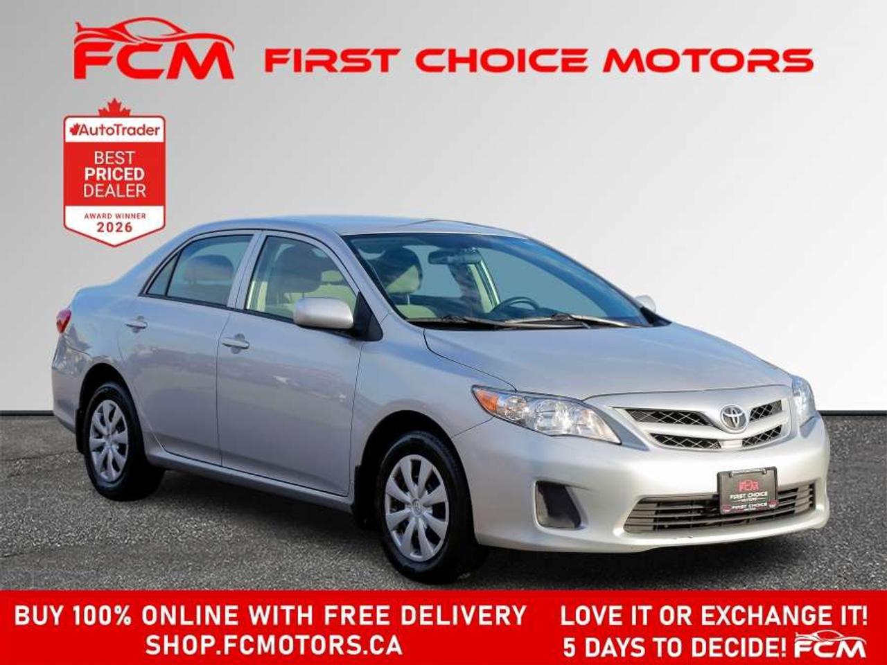 2013 Toyota Corolla CE   FULLY CERTIFIED WITH WARRANTY Photo