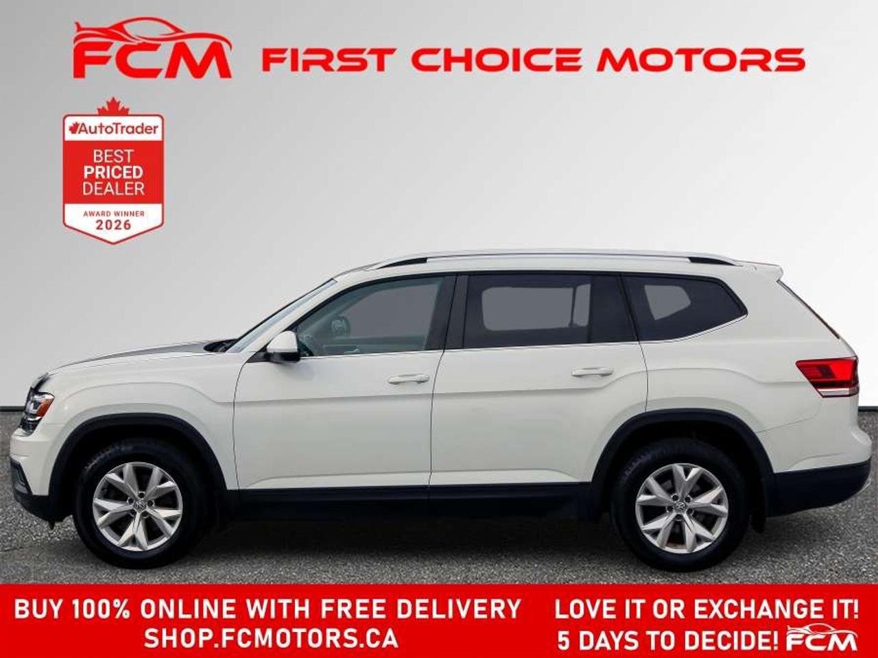 2018 Volkswagen Atlas COMFORTLINE 4MOTION   FULLY CERTIFIED WITH WARRANT Photo