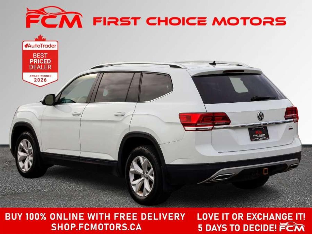 2018 Volkswagen Atlas COMFORTLINE 4MOTION   FULLY CERTIFIED WITH WARRANT Photo