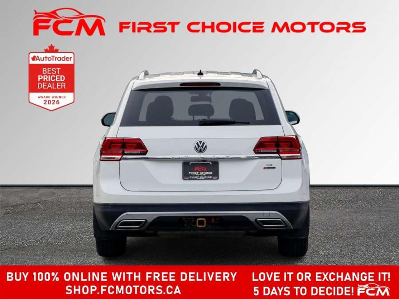 2018 Volkswagen Atlas COMFORTLINE 4MOTION   FULLY CERTIFIED WITH WARRANT Photo