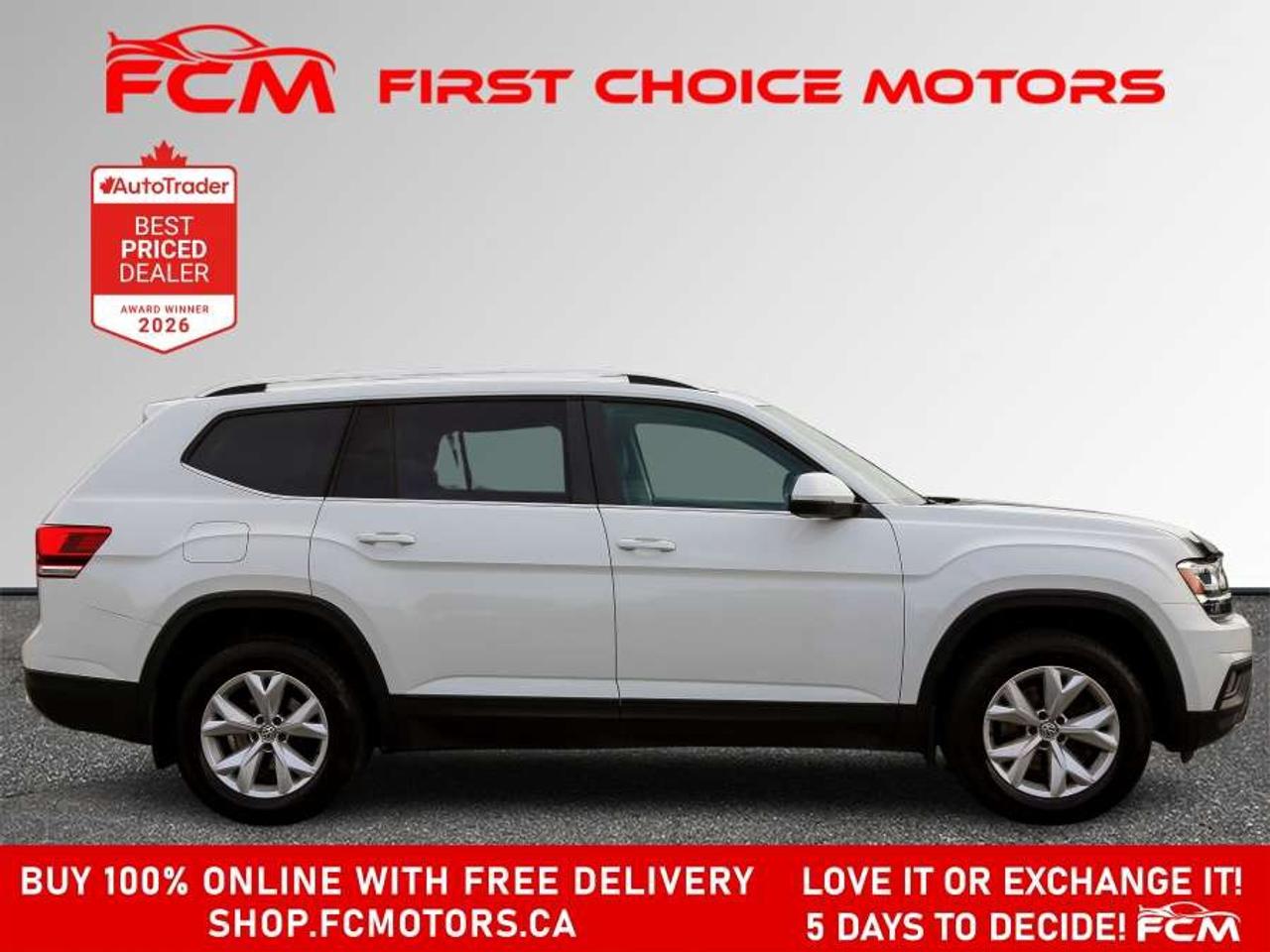 2018 Volkswagen Atlas COMFORTLINE 4MOTION   FULLY CERTIFIED WITH WARRANT Photo